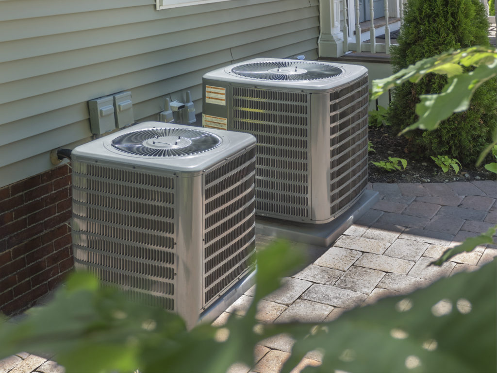 HVAC units outside